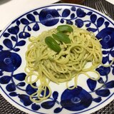 カシューナッツとバジルで作るジェノベーゼパスタ♫